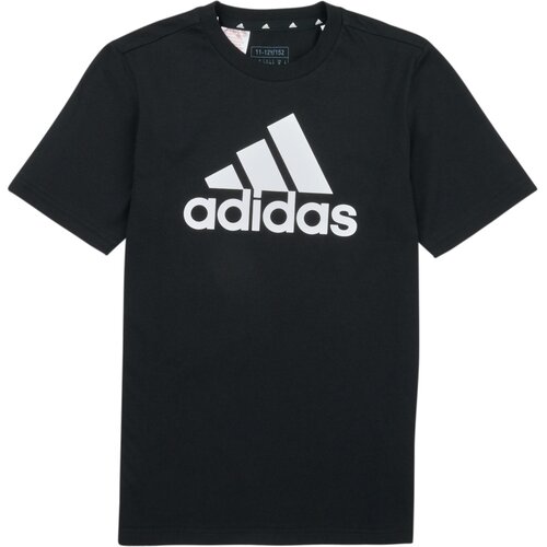 Adidas SPORTSWEAR Majica za devojčice Essentials Big Logo Cotton T-shirt crna Slike