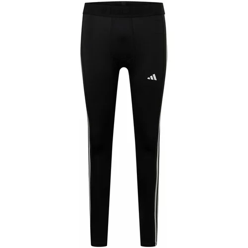 Adidas Sportske hlače siva / crna / bijela