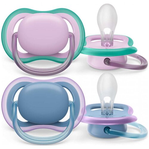 Avent SCF085/34 tolažilna duda - silikon 6-18m, ž, 2/1 Ultra air Cene