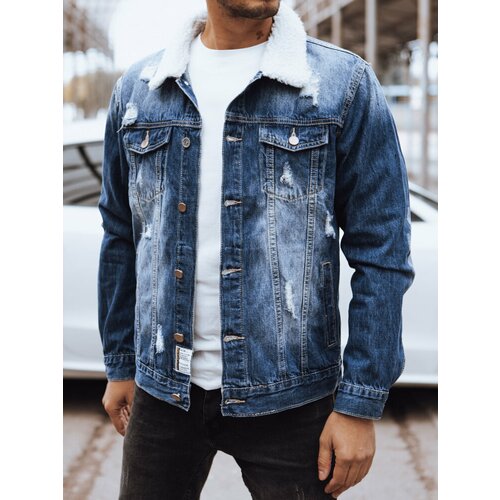 DStreet Men's Blue Denim Jacket Slike