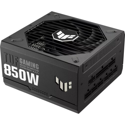 Asus TUF Gaming 850W 80 Plus Gold PSU, ATX 3.0 compatible, ATX 3.0 compatible, Fully modular etched cables, Military-grade Certification, Axial-tech fan design, Dual ball fan bearings, protective PCB coating, 10-year warranty - 90YE00S2-B0NA00 Cene