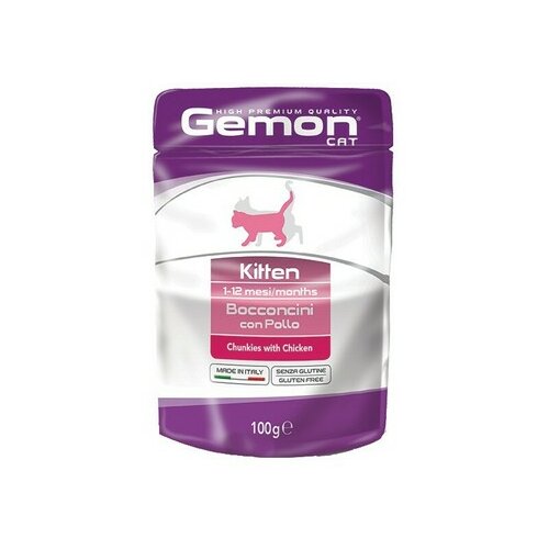 Monge Gemon sos za mačke Kitten - Piletina 100g Slike