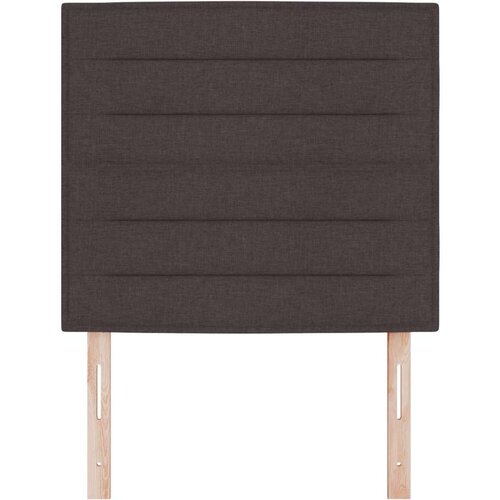  Naslon za glavu s linijama dizajna tamnosmeđi 100 cm tkanina Slike
