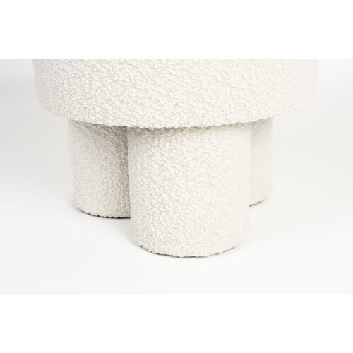 White Label bel tabure iz tkanine boucl&amp;eacute; marcos &amp;ndash; Slike