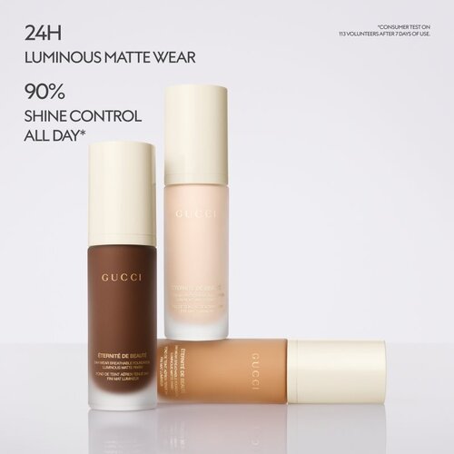 Gucci Beauty Eternit&amp;eacute; de Beaut&amp;eacute; matirajoči tekoči puder SPF 15 odtenek 130W 30 ml Slike