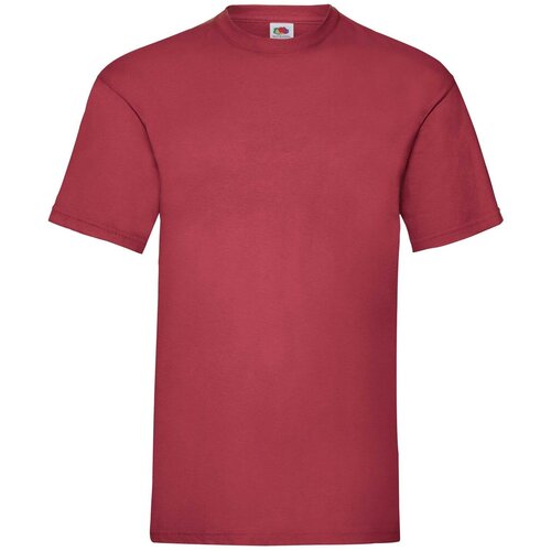 Fruit Of The Loom Men&amp;#039;s Red T-shirt Valueweight Slike