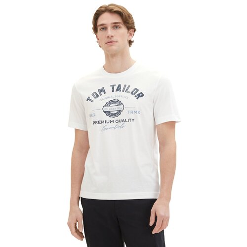 Tom Tailor Mu&amp;scaron;ka majica 1037735, Bela Slike