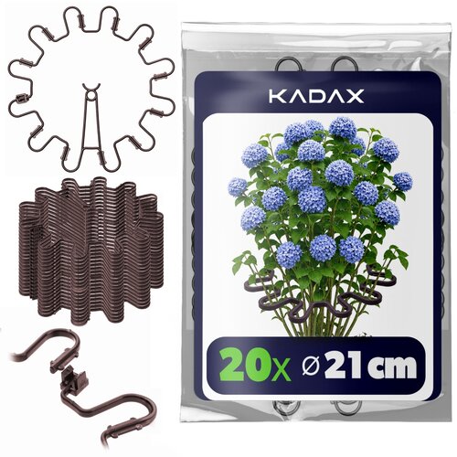 KADAX Sponka za rastline 6 mm, podpora za hortenzije, potonike, trave, rože, 20 kosov, (5000362542) Cene