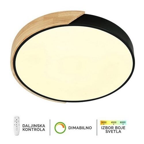  led plafonska lampa F2811-30C bk+wd Cene