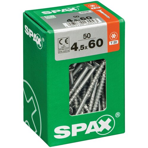 SPAX UNIVERZALNI VIJAK TX 4.5X60 WIROX A2F V ZAVITKU 50KOS Slike