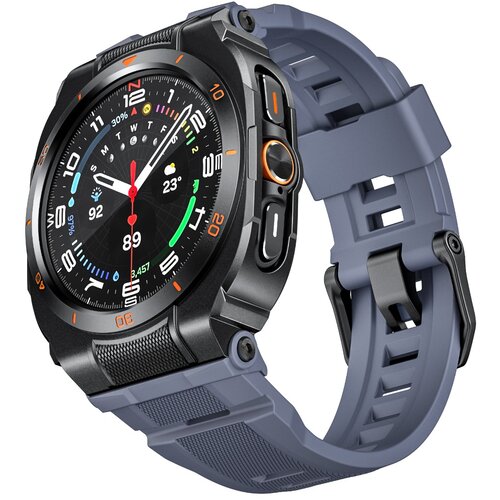 INF Zamenjava/kompatibilni del &ndash; Samsung Galaxy Watch Ultra 47MM silikonski pa&scaron;ček Gray+Blue, (5000264511) Cene