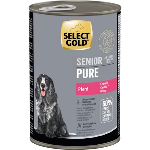 Select Gold Pure Senior konjetina, konzerva 400 g Slike