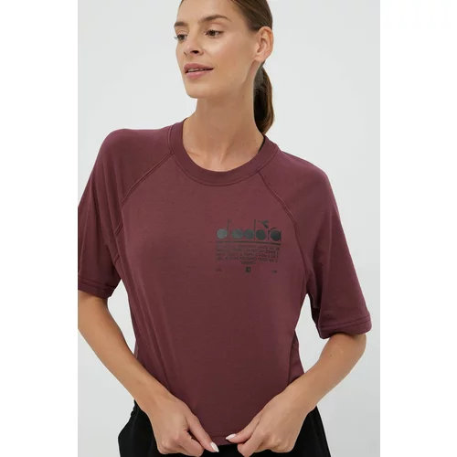 Diadora Pamučna majica boja: ljubičasta