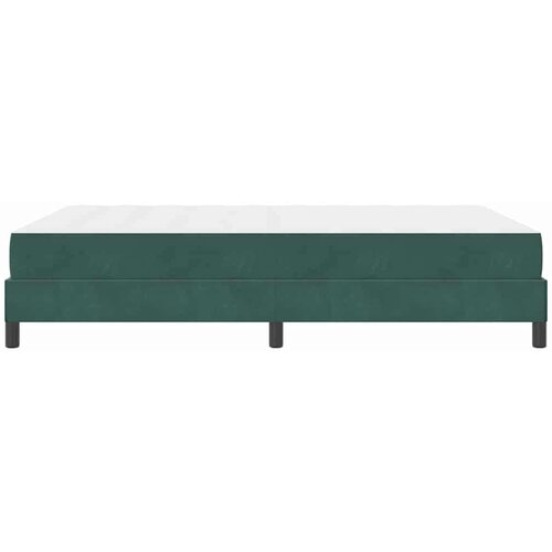  Box spring krevet Tamnozelena 160 x 220 cm tkanina Slike