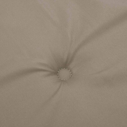  Jastuci za vrtne stolice 2 kom smeđesivi 40x40x4 cm od tkanine Slike