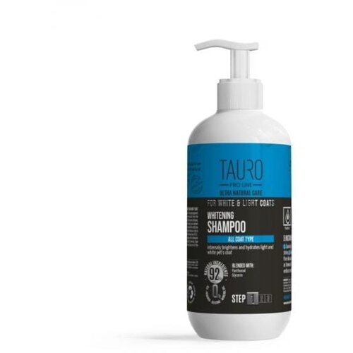 Tauro Pro Line pure Ultra Natural White Coat Whitening Shampoo - 1 l Cene