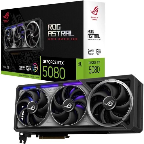 Asus Graficka kartica ROG-ASTRAL-RTX5080-O16G NVD/16GB/GDDR7/256bit/crna Cene