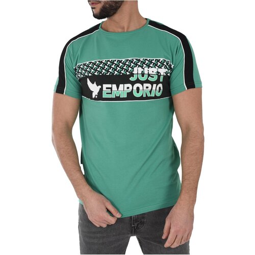 Just Emporio Majice s kratkimi rokavi JE-MUKIM-01 Zelena Cene