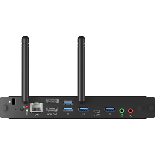 Iiyama OPC51204BC-1 PC /workstation Intel® Core™ i5 i5-12450H 8 GB DDR4-SDRAM 256 GB SSD Windows 11 IoT Enterprise Mini PC Black Cene