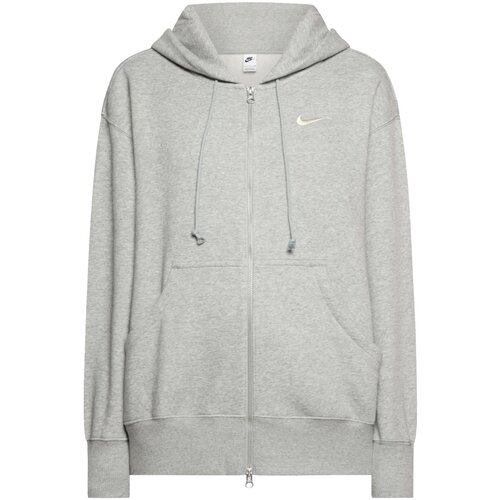 Nike &Scaron;portne jope in jakne NSW Wmns Phoenix Fleece Oversized Full-Zip Hoodie Siva Cene