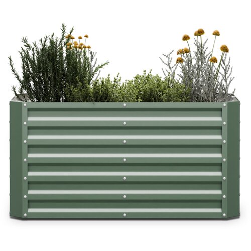 Blumfeldt Dvignjena gredica High Grow Straight, 120 x 60 x 60 cm, iz valovite jeklene pločevine, enostavna za montažo, odporna proti rji in mrazu Cene