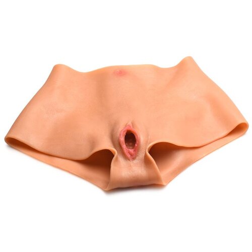 Master Series Silicone Vagina + Butt Panties - Small Cene