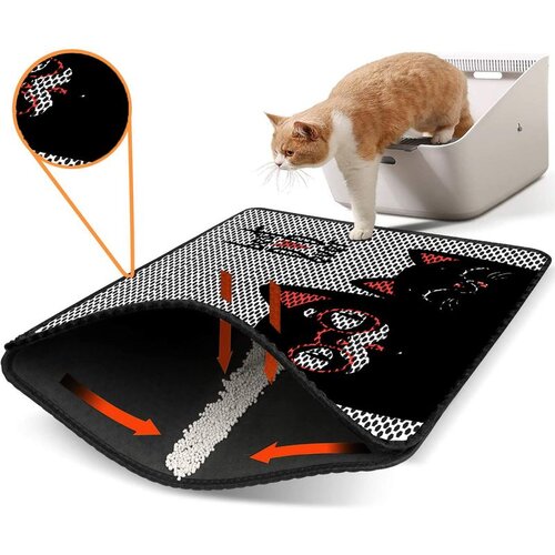 WALLXPERT Nrszn0215 multicolor cat litter mat Cene