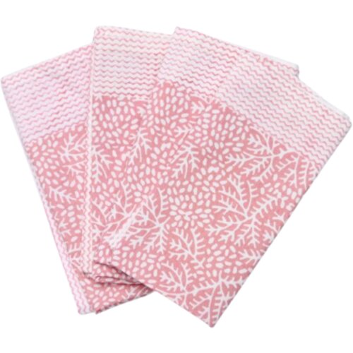 Rozablue 4-delni set prtičkov iz blaga - Floral Coral Slike