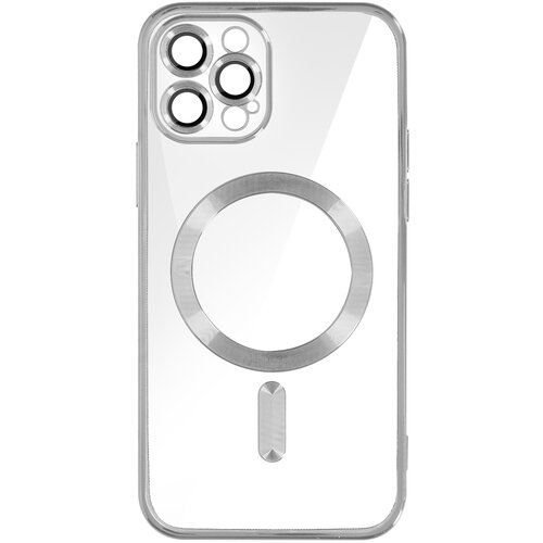 AVIZAR MagSafe ovitek za iPhone 12 Pro Silikonska za&amp;scaron;cita kamere Outline Chrome srebrna, (20575097) Slike