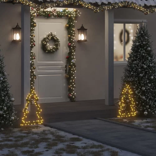 Ukrasno božićno drvce sa šiljcima 80 LED 60 cm