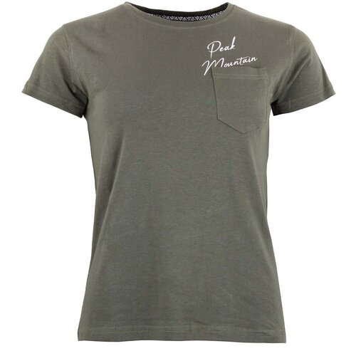Peak Mountain Majice s kratkimi rokavi T-shirt manches courtes femme AJOJO Kaki Cene