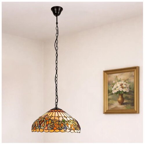 Brilagi Tiffany vitražni luster na lancu LUISA 2xE27/60W/230V Cene