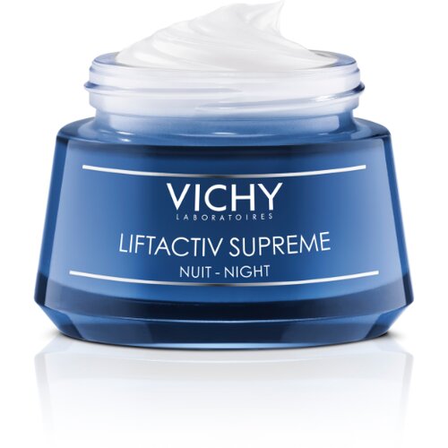 Vichy Liftactiv Supreme nočna krema proti gubam 50 ml za ženske Slike