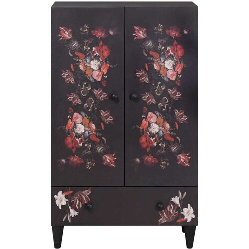 VidaXL Omare za shranjevanje s predalom večbarvno 60 x 33,5 x 100 cm Slike