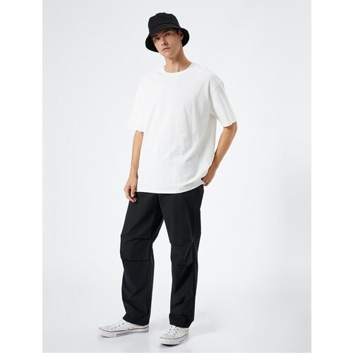 Koton Parachute Trousers Wide Cut Waist Laced Pocket Detailed Slike