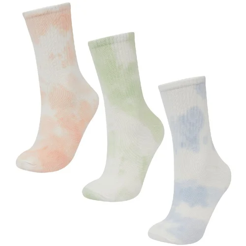 Defacto Girls Comfortable Elastic 3-Pack Cotton Long Socks