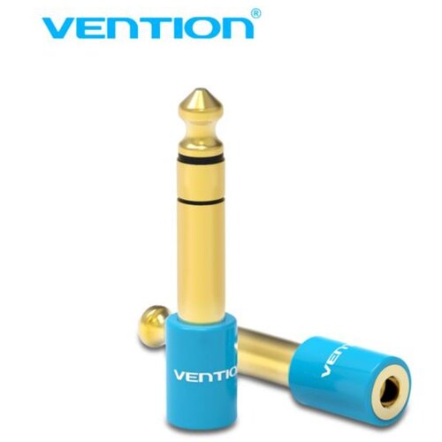 Vention 6.5mm Male to 3.5mm Female Audio Adapter Blue Slike