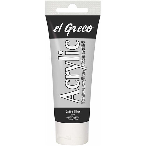  Akrilna boja El Greco 75 ml | Silver Slike
