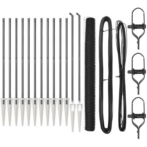 vidaXL Pento ograja Siva 1.6x25 m Jeklo, Stebri z vrhom 13 kos &Oslash;32 mm 180 cm Galvanizirano jeklo Cene