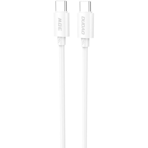  Kabel za polnjenje Dudao L4C USB - C / USB - C 60W 1,2m - Bela KP41380 Slike