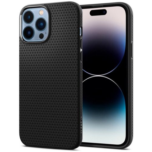 Spigen - Liquid Air - iPhone 14 Pro Max - mat crna Slike