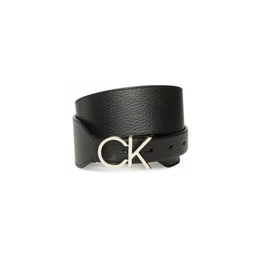 Calvin Klein Ženski pas Re-Lock High Waist Belt 50Mm K60K610382 Črna