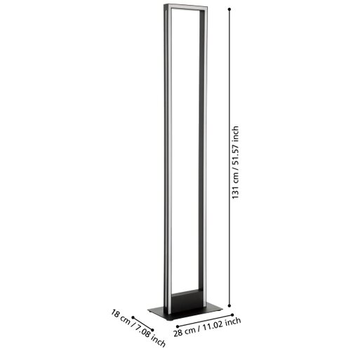 Eglo podna lampa Salvilanas-Z 99683, LED 33 W, 130,5 cm, crna Slike