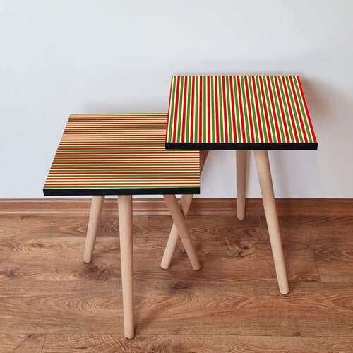 Hanah home set klub stočića 2Shp338, 2 komada, Šareni Cene