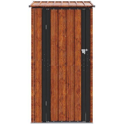 Vrtne &amp;scaron;upe Smeđa 103 x 74 x 200 cm Metal Slike