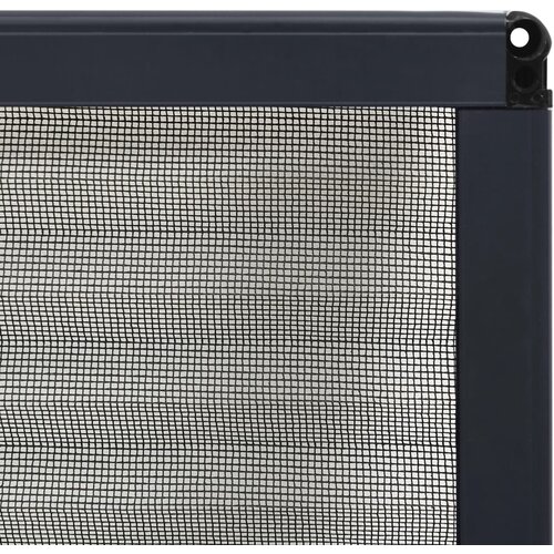  Zaslon protiv insekata za prozore antracit 80 x 120 cm aluminij Slike