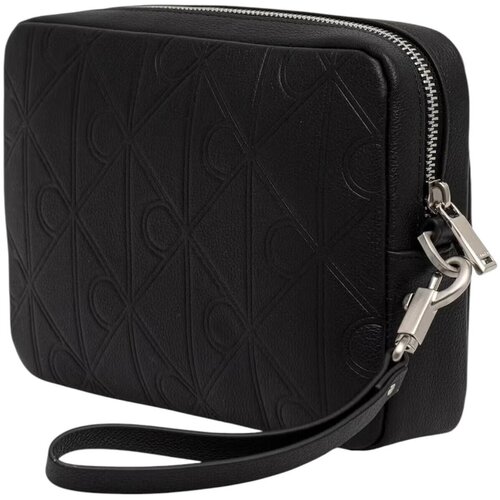 Calvin Klein Jeans Torbice XL EMBLEM AOP EMBO?SS POUCH W/ H LV04D1256G Črna Slike