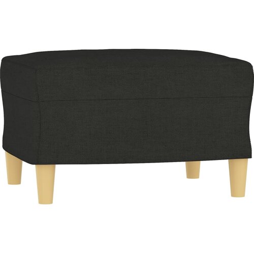  3-dijelni set sofa s jastucima crni od mikrovlakana Slike