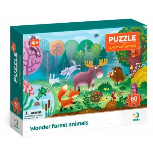 Dodo Puzzle Čudesne Šumske Životinje, 60 komada Slike