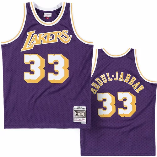 Mitchell And Ness Kareem Abdul-Jabbar 33 Los Angeles Lakers 1983-84 Swingman dres